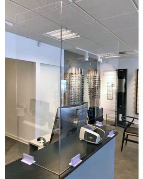 Hygiejneskjerm. 3 fløjet - H80