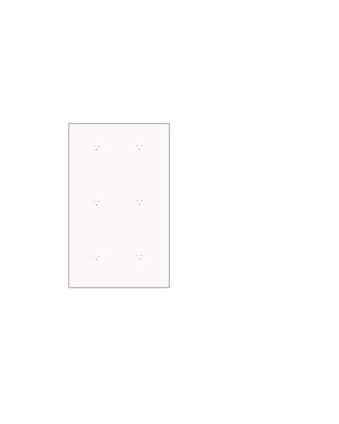 Veggplate, hvit 80 x 120 cm., t/ Super-plugs