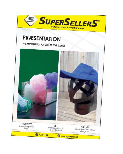 Katalog - For presentasjon, butikkdekorasjon og verktøy for butikken.