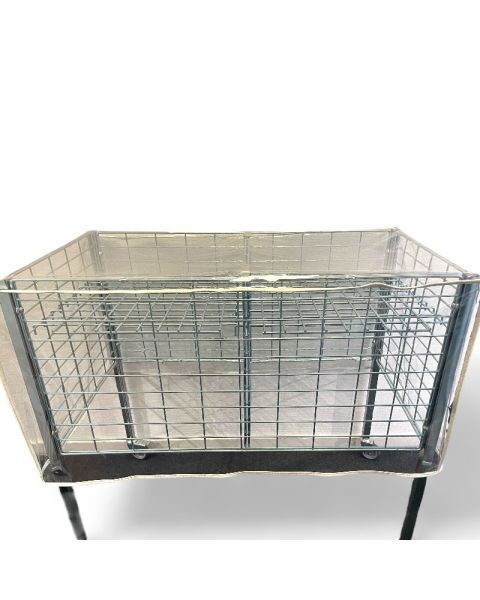 Regnhette t/ BOXER 2. Klar plast. 55 x 100 x H50 cm