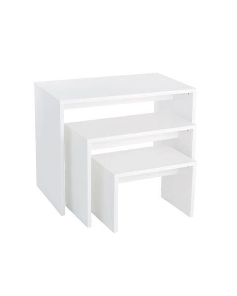 Opleggsbord 60 x 40 x H40 cm. Liten. Hvit