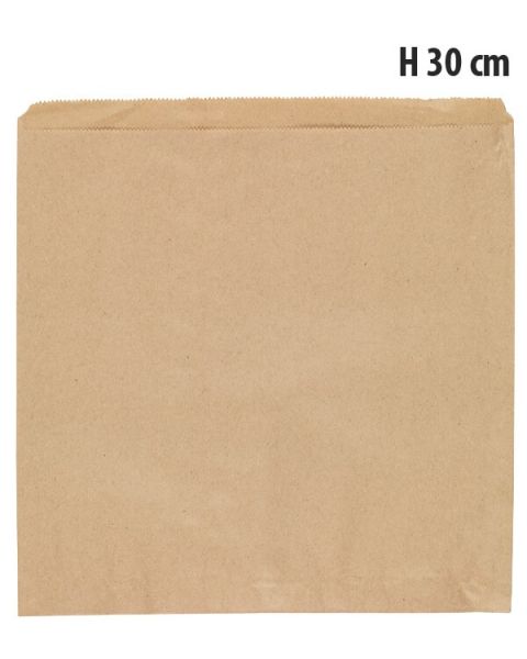 Brun pose - H 30 cm. / 3 kg - 500 stk.