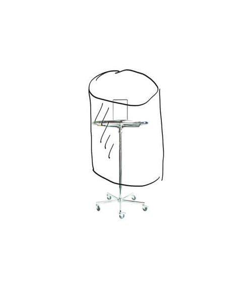 Regnhette t/ Rundtstativ Ø80 x H 150 cm. Klar plast