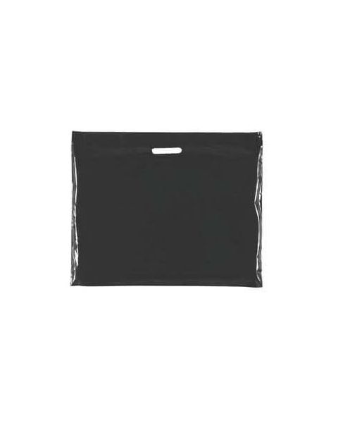Plastikpose - Stor (B 56 x D/BF 8 x H 45 cm.) - Budsjett - 100 stk. Velg sort eller hvit