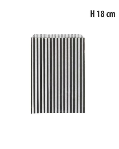 Gaveposer - H 18 cm. - Striber - 1.000 stk. Velg størrelse og antal
