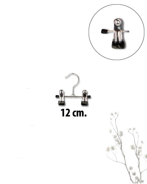 Støvelklype (B12 cm.) - 50 stk. Sort