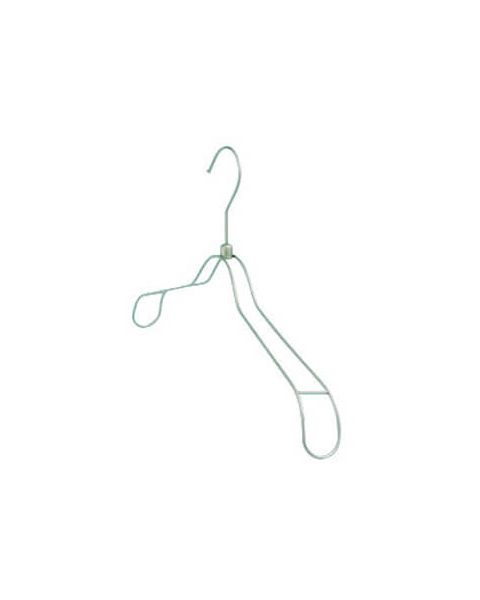 Metallhenger i 3 mm tråd. B 38 cm. Aluminium