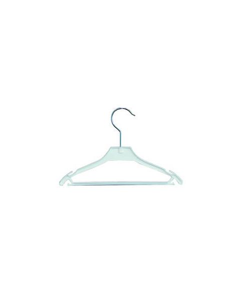 Plasthenger, baby, formpresset, med hakk og stang, B 26 cm. Velg farge
