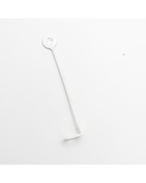 Bøjleforlænger, plast, hvid, H 10 cm. Pk. med 50 stk. Stykpris