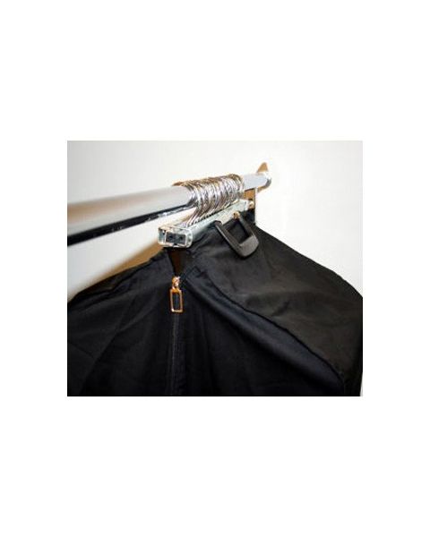 Kolleksjonspose m/ kuffertlukkning - H 120 - Sort