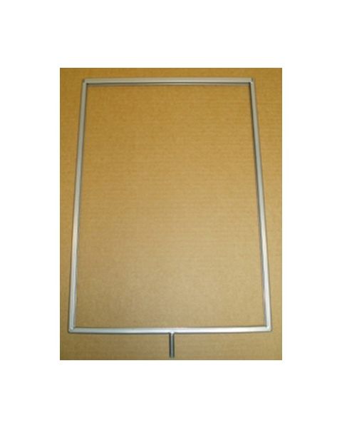 Skiltramme, A3, metall, krom