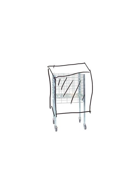 Regnhette t/ BOXER 1 & Nancy 1. Klar plast. 55 x 55 x H50 cm