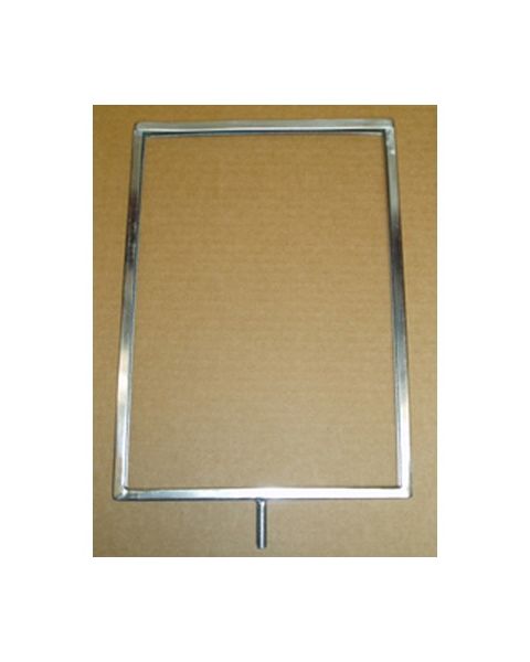 Skiltramme, A4, metall, galvanisert