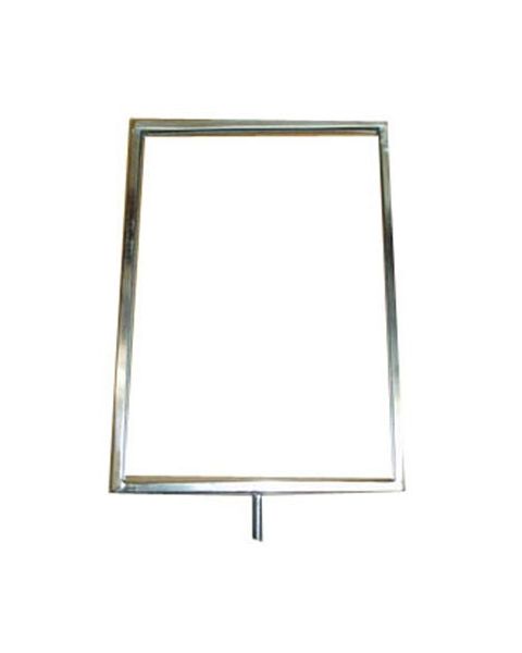 Skiltramme, A4, metall, galvanisert
