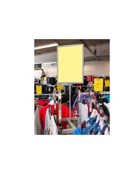 A4 skilteholder t/ Joy-stativ, H 80 cm. Velg farge