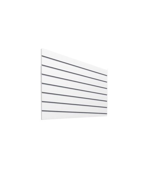 Rillepanel - 120 x 80 cm. - hvit - 10 cm. 1  stk. - Supersett, let tekstur