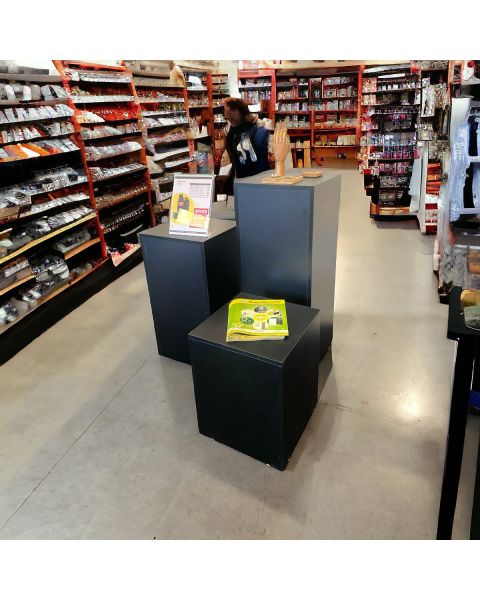 Podie i melamin. Velg størrelse og farge