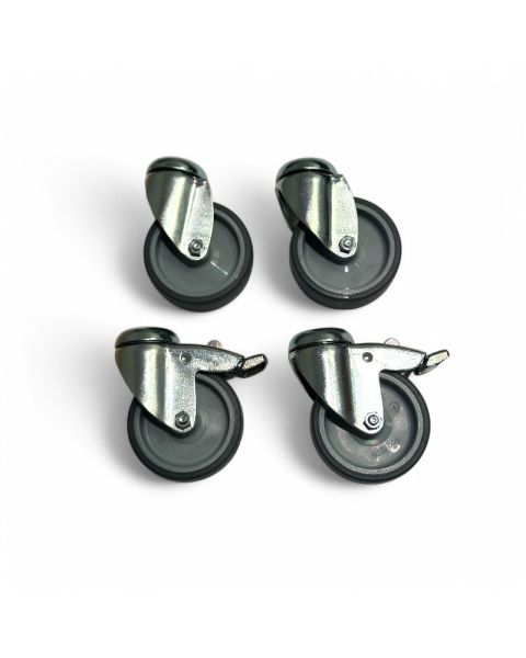 Hjulsett - 75 mm.