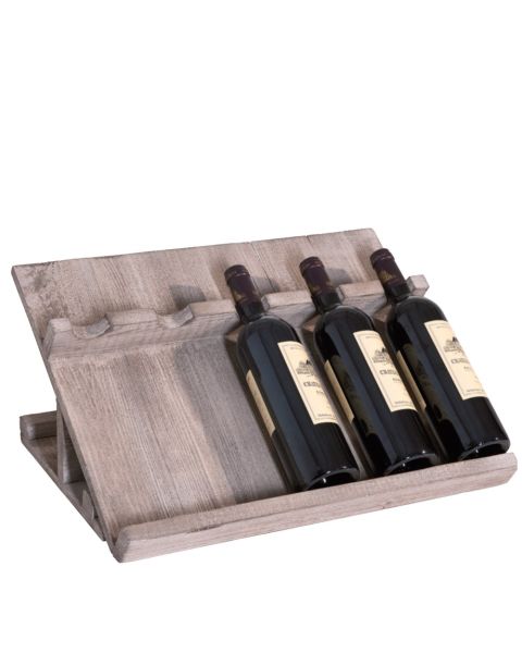 Skrå flaskeholder - 5 flasker - Heritage. 50 x D35 x H27 cm