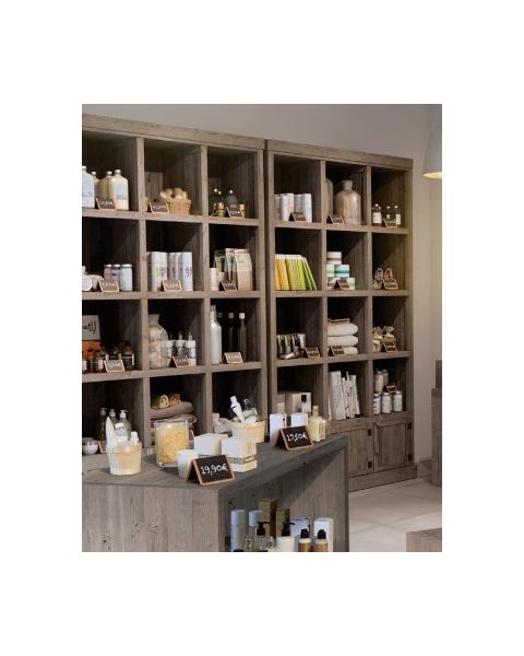 Reol m/ 9 rom + 3 skaper - Heritage. B119 x D39 x H150 cm