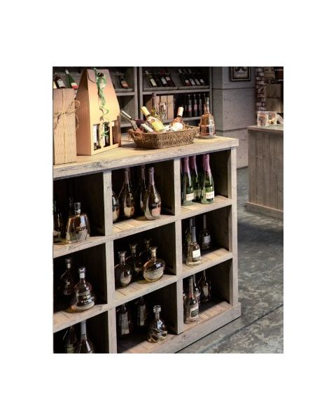 Åpen reol med 9 rum - Heritage. B119 x D39 x H110 cm