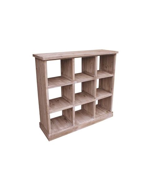 Åpen reol med 9 rum - Heritage. B119 x D39 x H110 cm