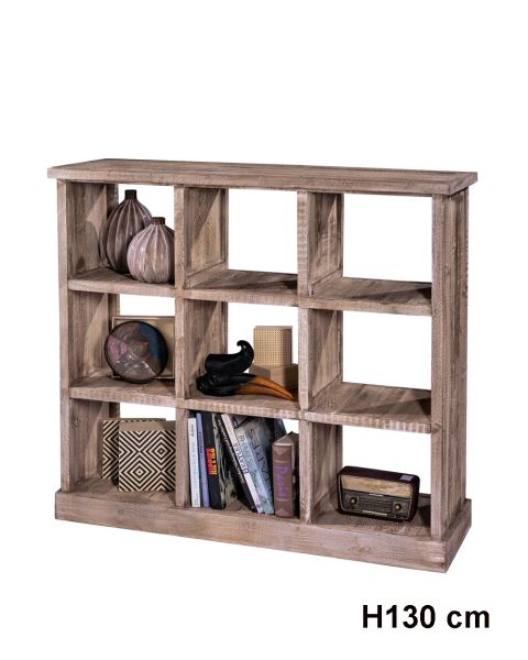 Åpen reol med 9 rum - Heritage. B119 x D39 x H110 cm
