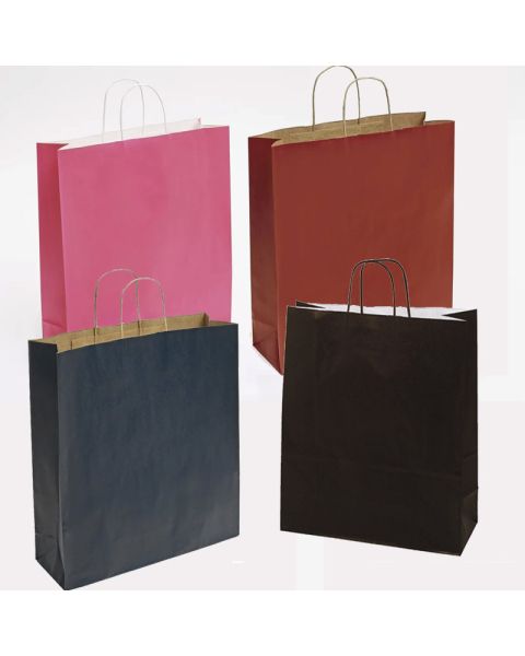 Papirpose - Stor H 41 cm - 50 stk. Velg farge