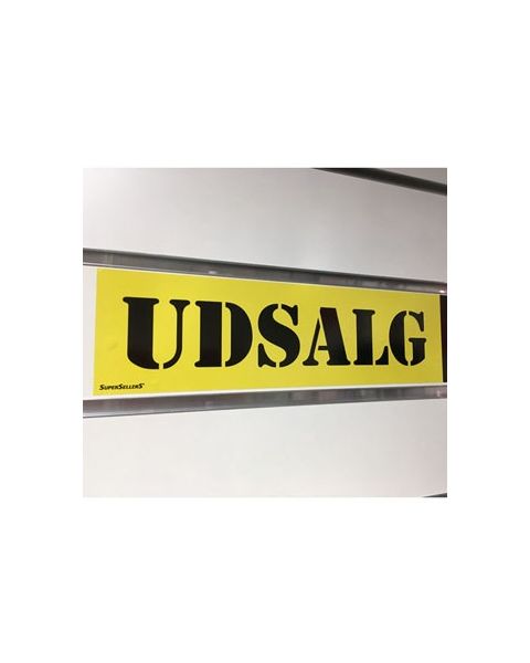 Vinduesstreamer m/  SALG - 8,5 x 120 cm, selvklebende bagside