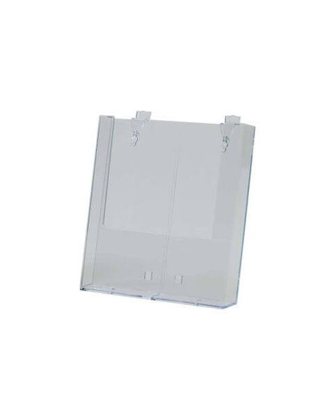 Opphengsbeslag, brosjyreholder t/ rillepanel, plast