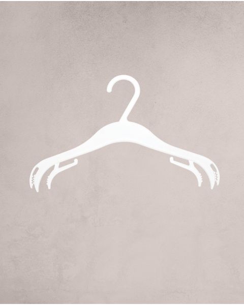 Discounthenger - barn. B 28 cm. Hvit *TILBUDSVARE*