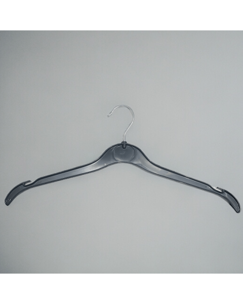 Plasthenge, voksen, formpresset, med hakk og uten stang, sort, 41 cm. Discount.