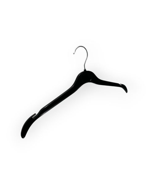 Plasthenge, voksen, formpresset, med hakk og uten stang, sort, 41 cm. Discount.