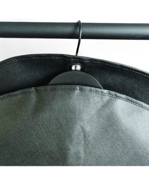 Dragtpose - habitter - non woven. B60 x H110 cm. Sort 