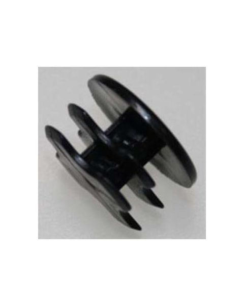 Endedup til Tubo reolstang, sort