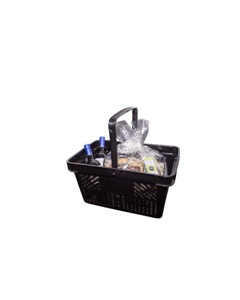 Innkjøpskurv - 22 liter - Sort plast