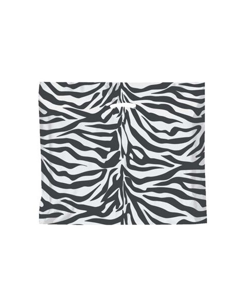 Plastposer m/ trkyk - Leopard eller Zebra - Stor 56 x H 45 cm. 100 stk. Velg trykk