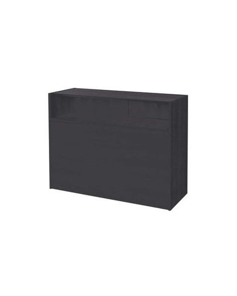 Butiksdisk m/ 1/4 glasfront - Slimline