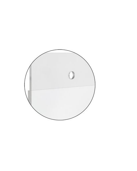 Skiltlomme, A4, til 1 ark, med 2 huller til oppheng, 2 mm akryl