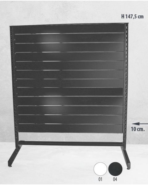 Panelgondol enkeltsidet - 127 x H147 cm.