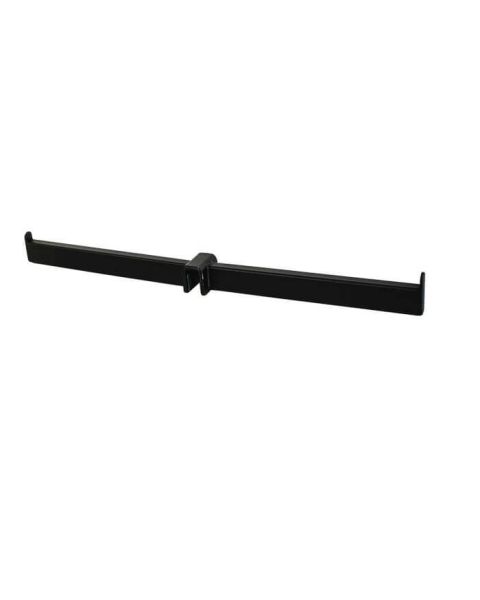 Dobbelt frontheng t/ 12 mm. - Sort