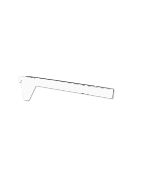 Hvit Hylleknekt - venstre, t/ 12 mm ( Framework )