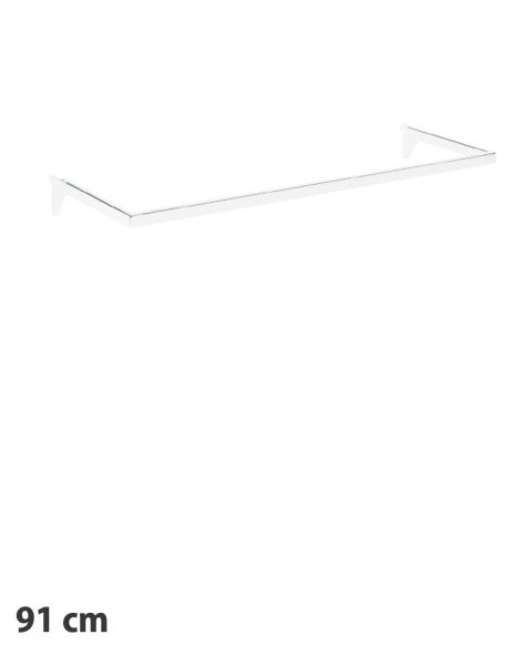 U-bøylestang 91,5 cm. Hvit, t/ 12 mm ( Framework )