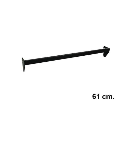 Dekostang 61,5 cm. Sort, t/ 12 mm ( Framework )