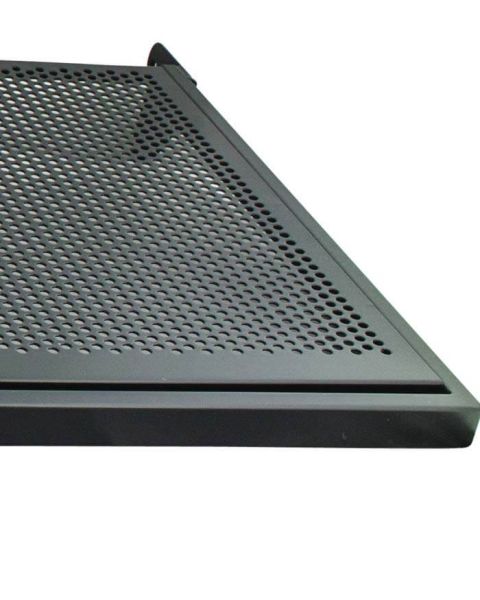 U-hylle m/ metallhulplade (91 x 37 cm), Sort, t/ 12 mm ( Framework )