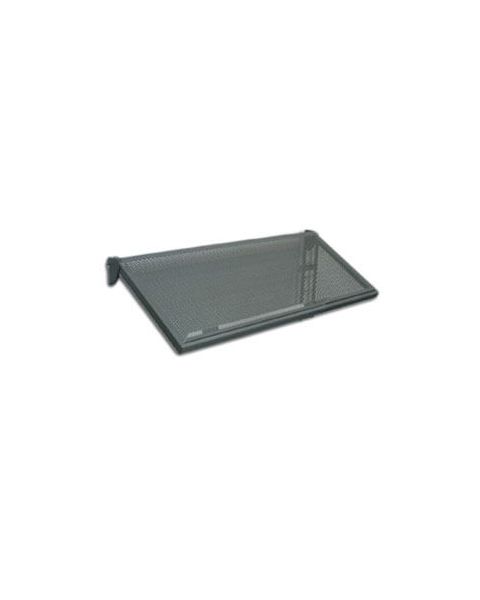 Skrå U-hylle m/ metalhulplate (91 x 37 cm) - passer t/ 12 mm. ( multitilbehør bla. Framework)