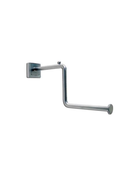 Frontheng rett, m/ skrive 24 cm. Satin-krom, t/ Super-Plugs