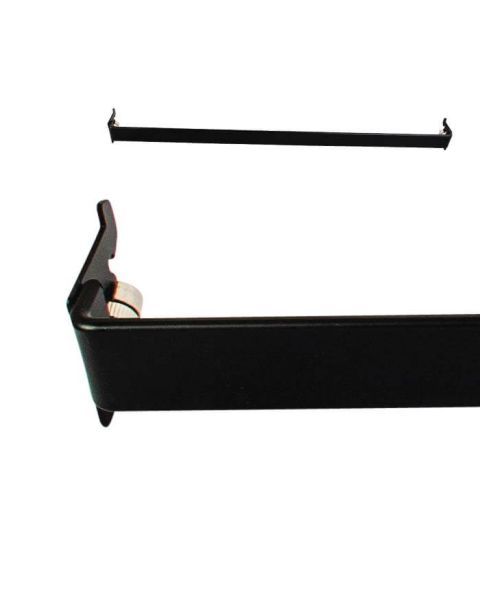 Dekostang 91 cm, sort, t/ Super-skinne