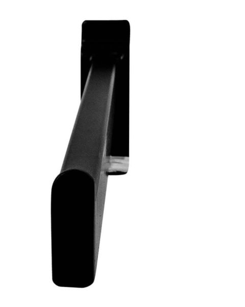 Frontheng rette, 30 cm, sort, t/ rillepanel