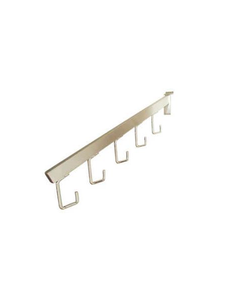 Veskearm m/ 5 kroke (41 cm) t/ rillepanel